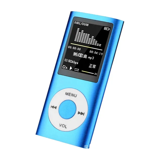 Prenosný MP3 a MP4 prehrávač s FM rádiom a 1,8" farebným displejom