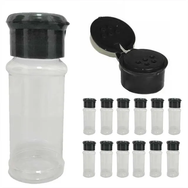 Plastic pepper pot 12 pcs