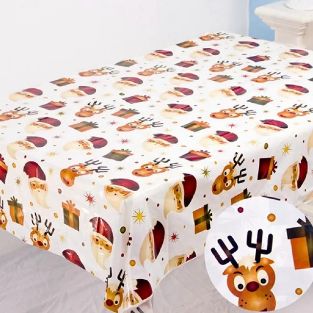 Christmas PVC tablecloth