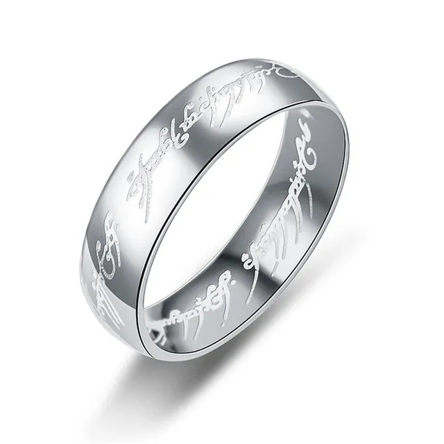 Unisex prsteň s nápisom z Pána prsteňov