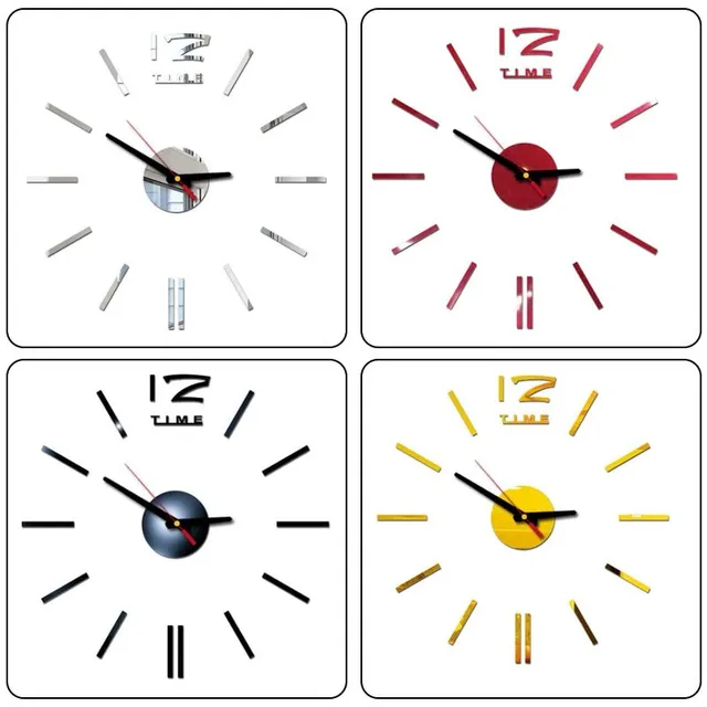 Stylish modern 3D clock