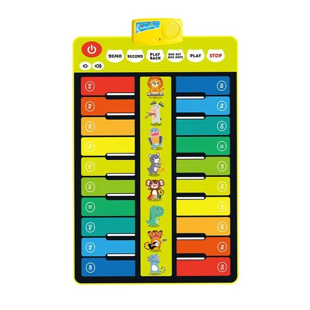 Multifunctional music learning mat for children