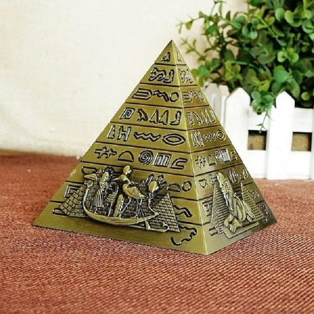 Decorative metal pyramid