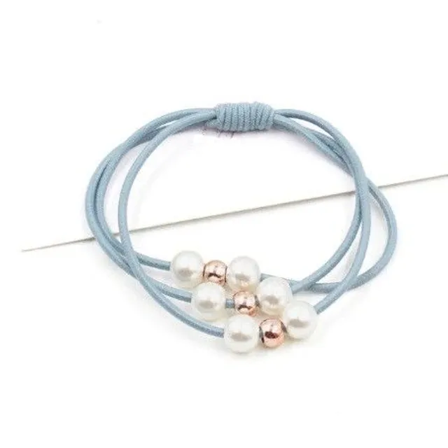 Hair elastics with beads - 4 pcs 1 gumicky-do-vlasu-s-perlickami-4-ks-3
