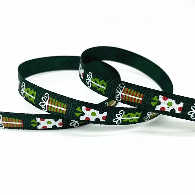 Christmas ribbon with print