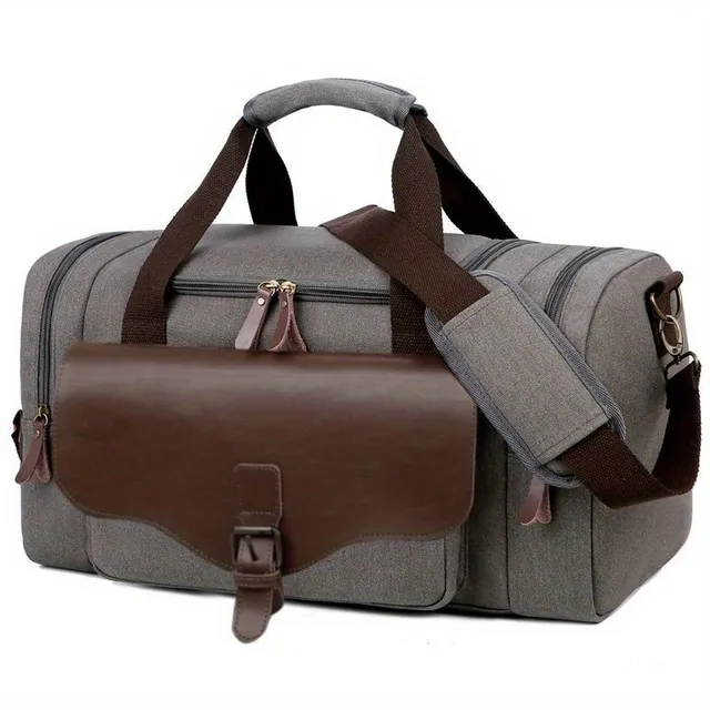 Large-volume canvas travel bag with wheelchair pocket - companion for your adventure