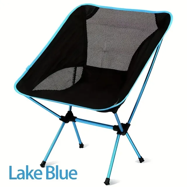 Scaun lună pliabil portabil detașabil - Ideal pentru camping, plajă, pescuit