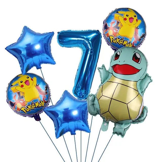 Balony urodzinowe dla dzieci z motywem Pokemon