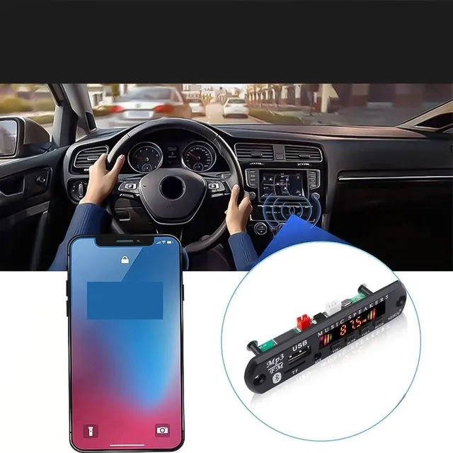 Decodor auto wireless Bluetooth USB AUX MP3 WMA