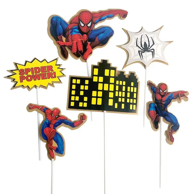 Trendy cake decoration set - Spiderman
