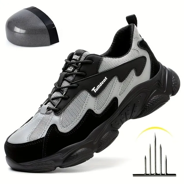 Steel safety sneakers for men and women - breathable