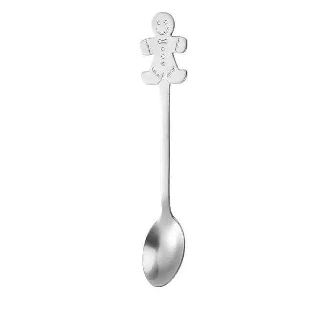 Beautiful modern Christmas teaspoons - different kinds