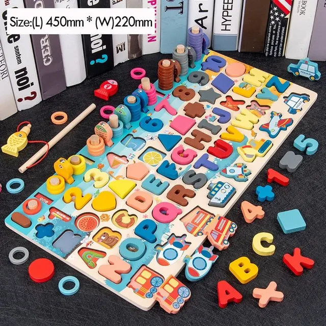 Cuty Ones - drewniane puzzle edukacyjne Montessori