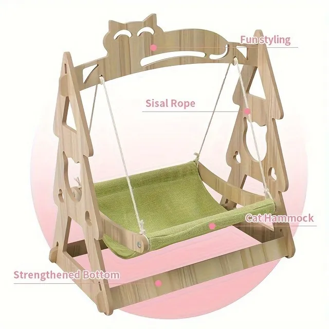 Hanging bed and swing for cats - fun and relaxation for your hairy friend