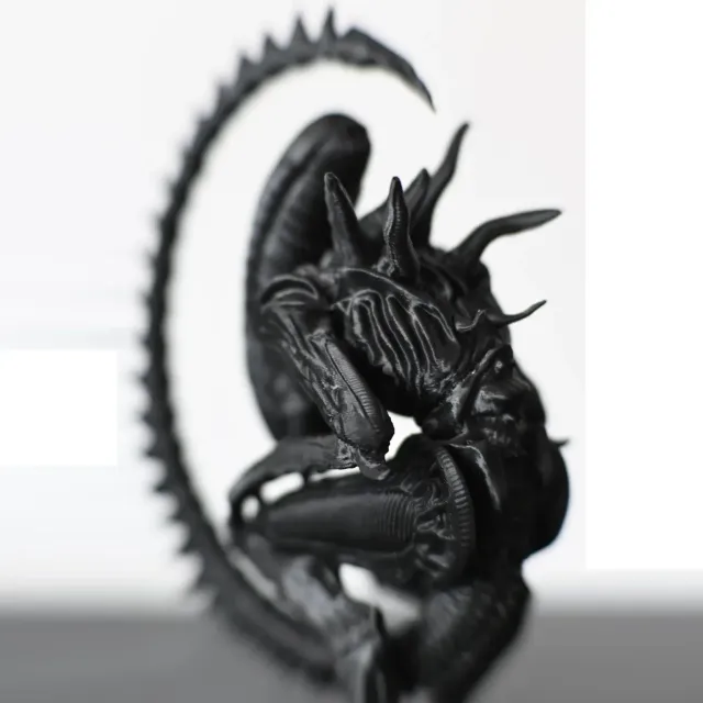 Figure Alien Romulus Xenomorph 3D model for room decoration on Halloween