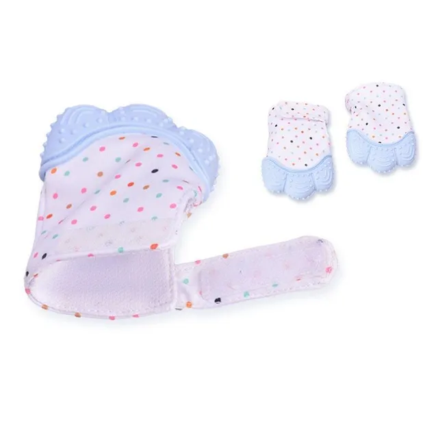 Children's gloves with teether