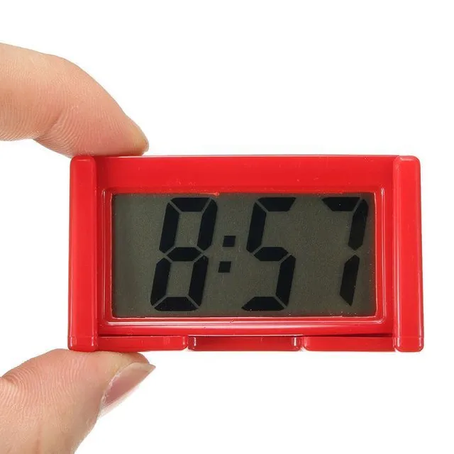 Digital self-adhesive LCD clock