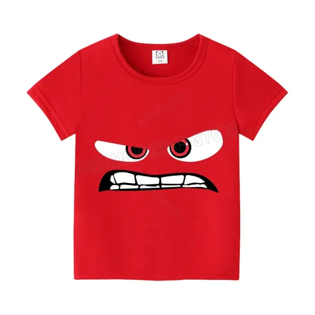 Baby Breathable T-shirt with short sleeve with potis favorite characters from a fairy tale In the head 2 - Inside Out 2