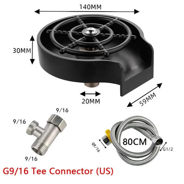 Automata üvegkupa mosógép nagynyomású konyha Sink Rinse Machine Bar Cup Cleaner sörösüvegek Tea kupa Takarító szerszámok