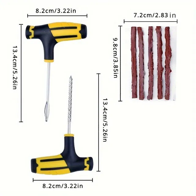 Set de reparare a anvelopelor pentru automobile și motociclete - ușor și rapid