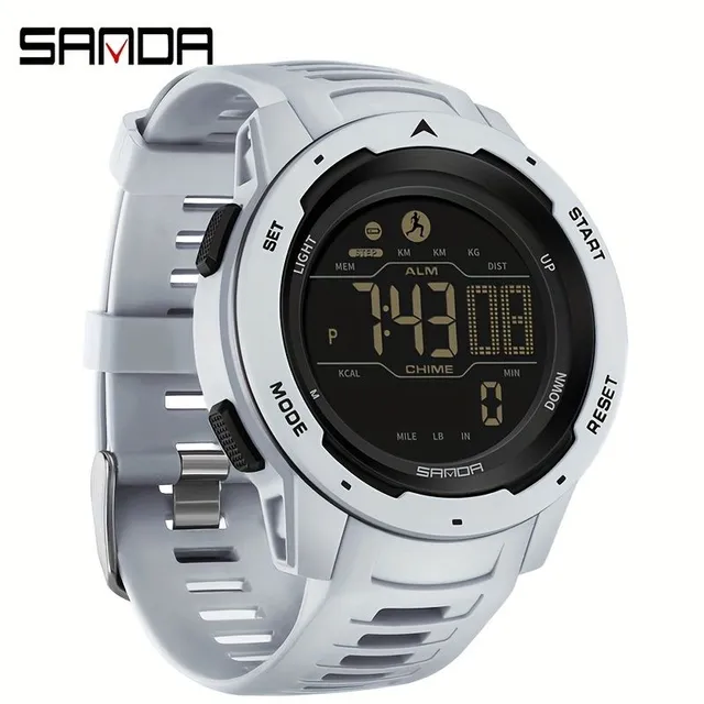 Sando child sports watch with pedometer, calorie recording, waterproof and modern