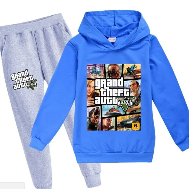Children's training suits cool with GTA 5 prints color at picture 11 3 - 4 roky