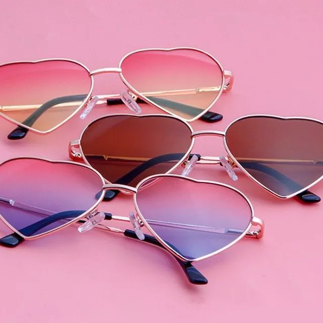 Brighton Girls Heart Shaped Sunglasses