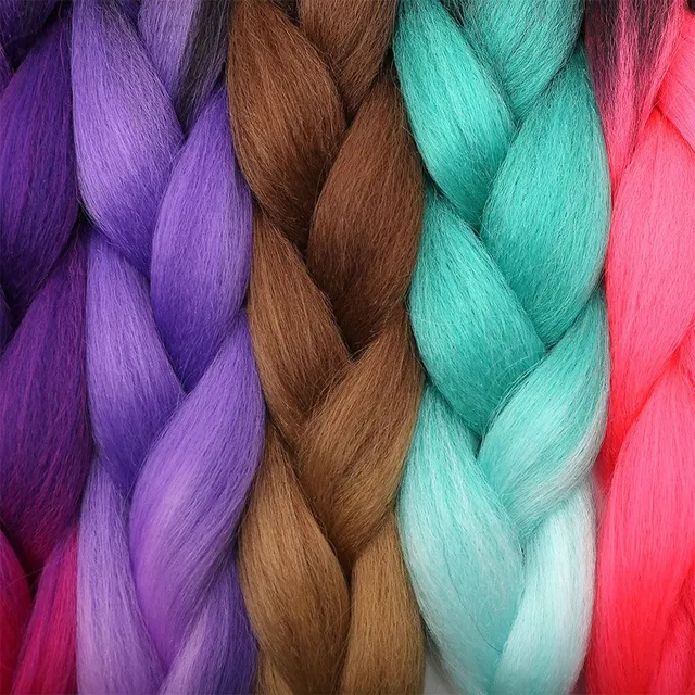 Luxurious coloured ladies braids - more colours