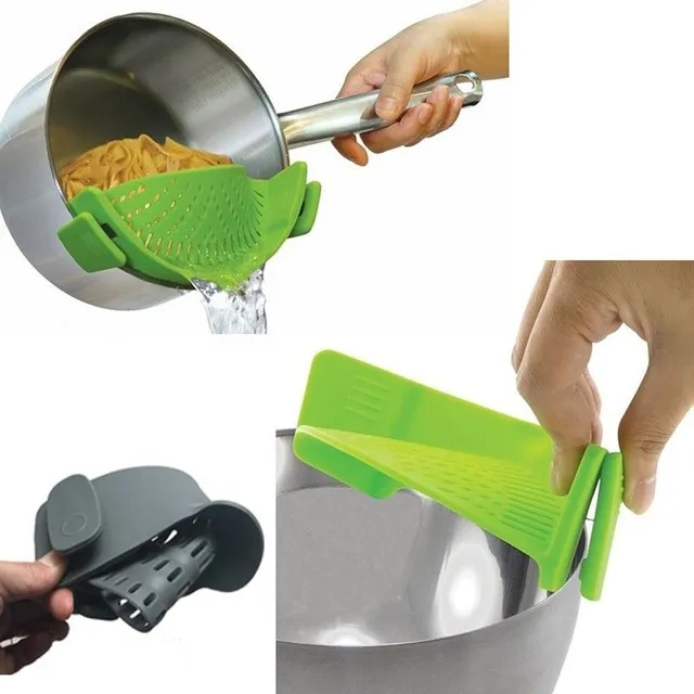 Silicone pot sieve