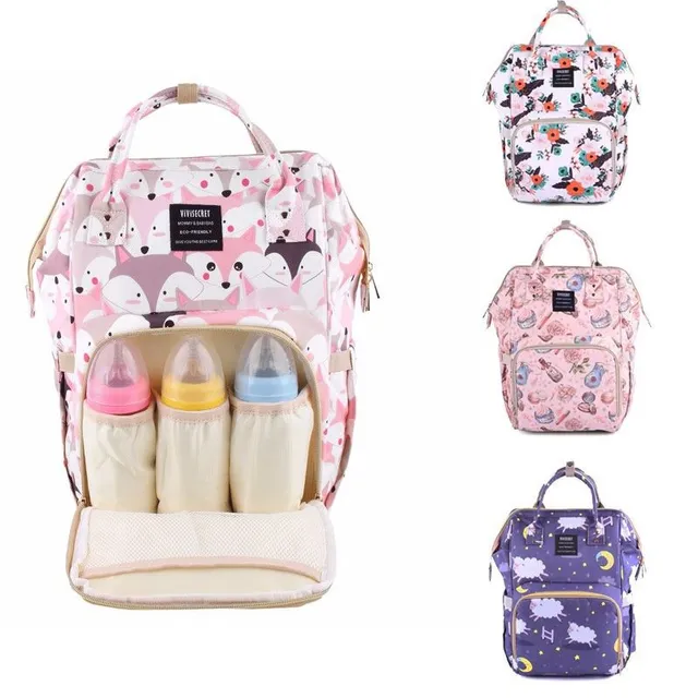 Multifunctional diaper backpack