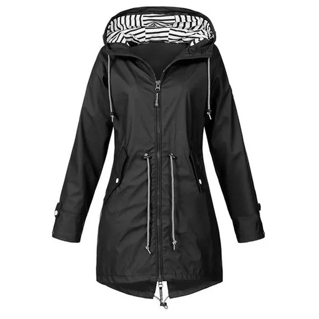 Veste imperméable et coupe-vent élégante pour femme