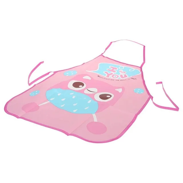 Children's kitchen apron with sleeves