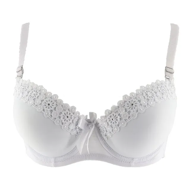 Women's Push-up Bra with Flowers