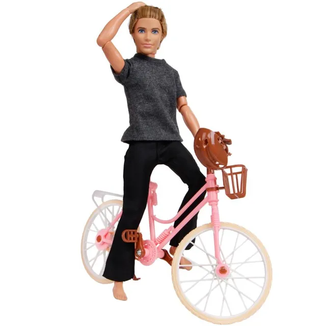 Kerékpár Barbie baba