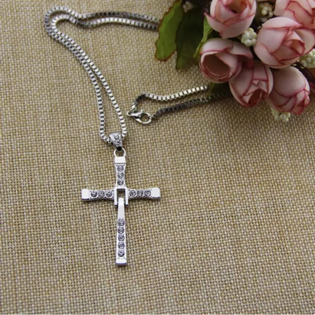 Luxury necklace with cross - The Fast and the Furious (Vin Diesel)