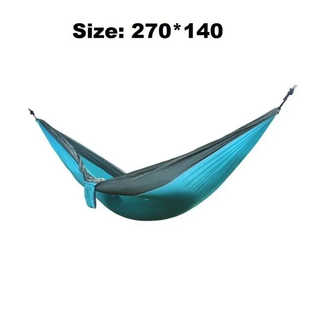 Outdoor indestructible hammock/sleeping net sky-blue-3