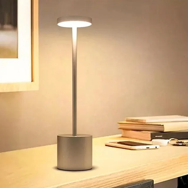 Bezdrátová USB stolní designová noční lampička - nabíjecí