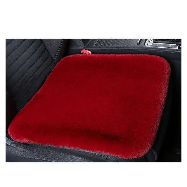 Plush car seat cushion - various colours