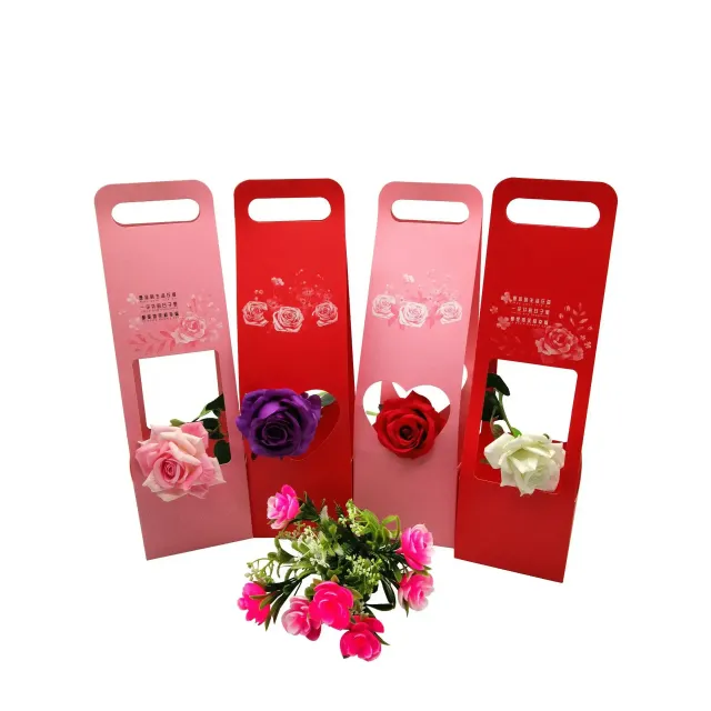 Luxusná darčeková škatuľa na kvety Valentína