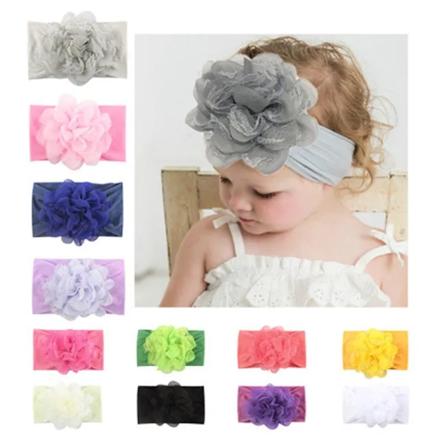 Baby headband with flower