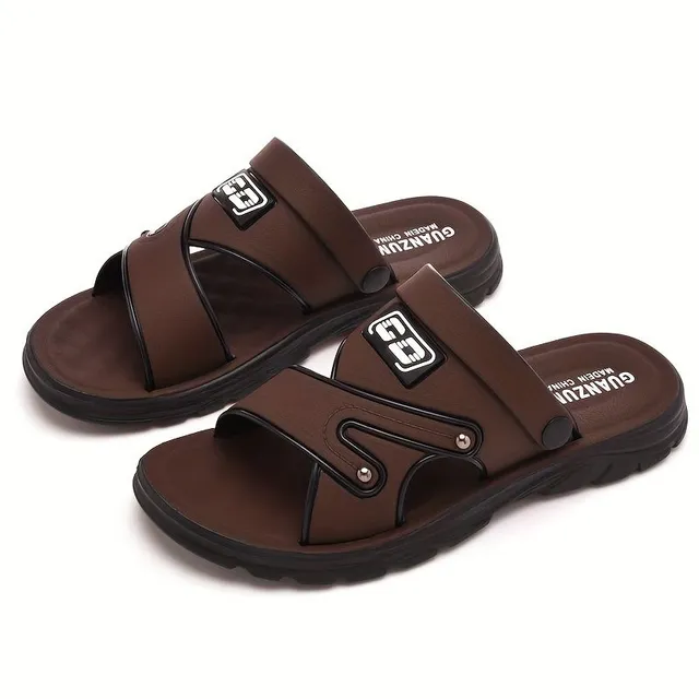 Men's Letters Design Comfortable Sandals