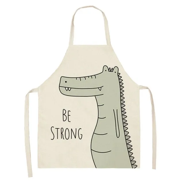 Kitchen apron with cute motif