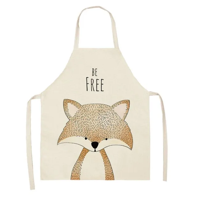 Kitchen apron with cute motif