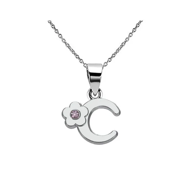 Luxury pendant with initial Amalric