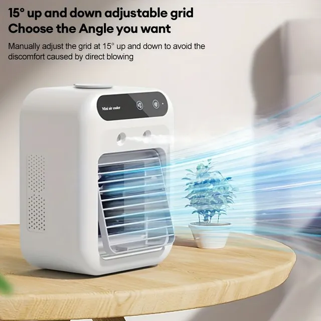 Mini air conditioning with USB humidifier air