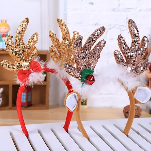 Christmas reindeer headband