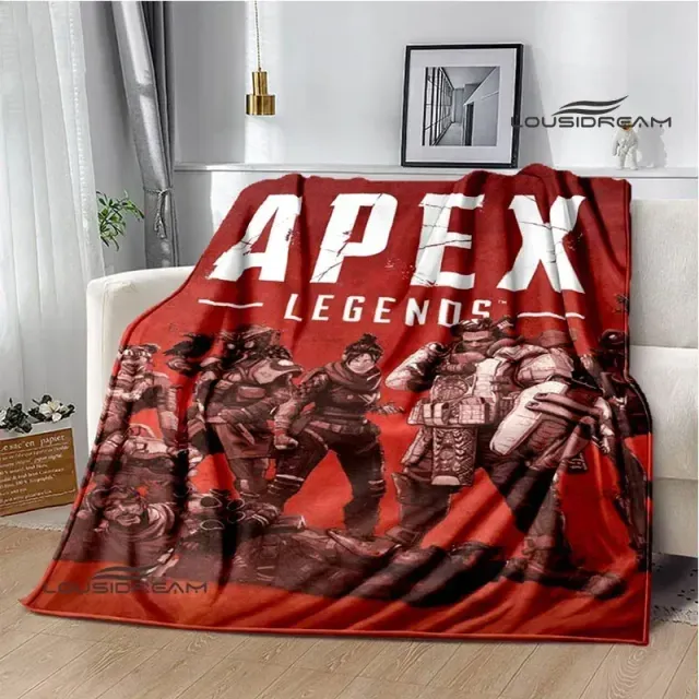 Couverture imprimée douce et agréable pour enfants avec des motifs du jeu Apex Legends