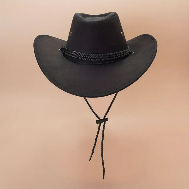 Universal Western Cowboy Hat - Solid Color Classic Hat For Men I Women