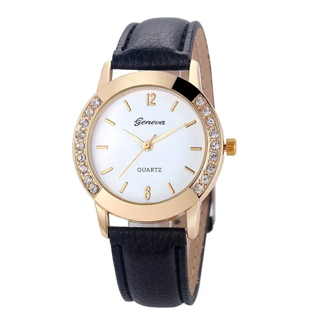 Women's elegant watch with stones