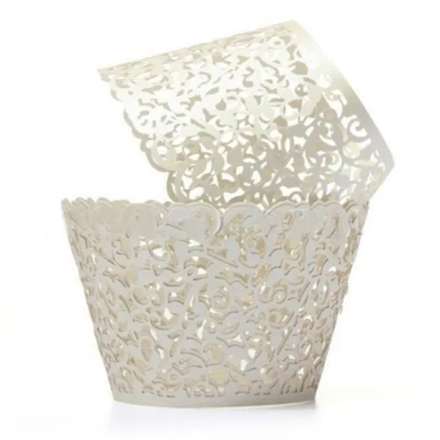 Lace muffin baskets 12 pcs